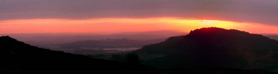 Sunset on the Roaches